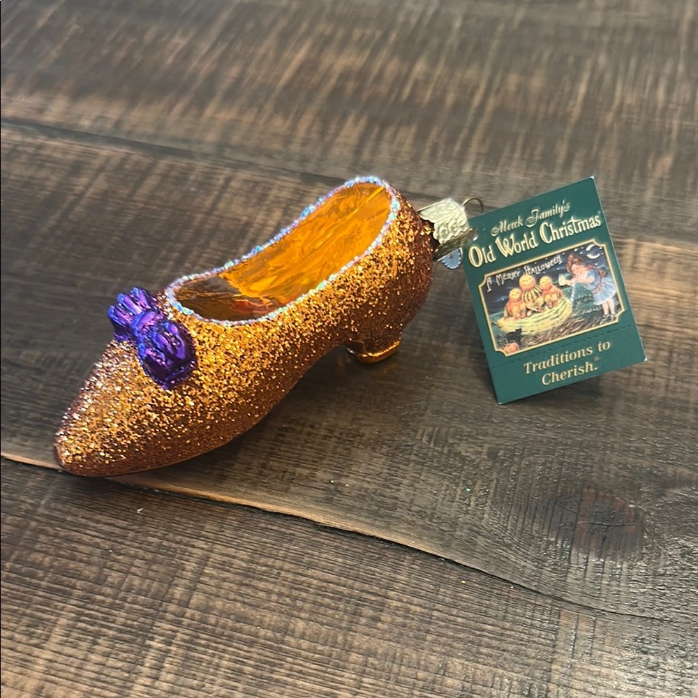 Old World Christmas Witches Slipper Halloween Ornament